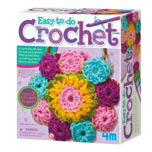 4M Easy-To-Do Crochet Kit - Creative Arts and Crafts Set