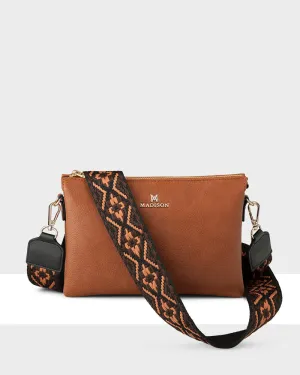 Avery 3 Compartment Crossbody Bag   Aztec Bag Strap