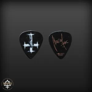 Behemoth 'Cross Statue' black Nergal signature guitar pick