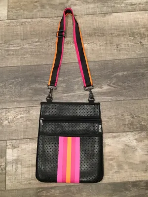 Black Neoprene Crossbody