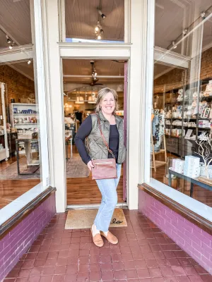 Crossbody in Chestnut (India Collection)