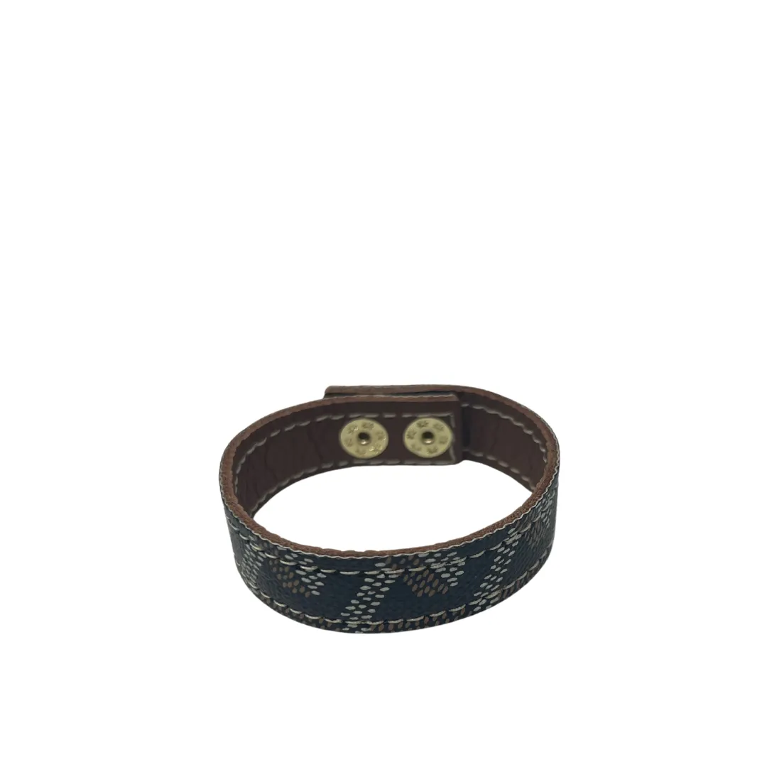 Goyard Luxury Repurposed Cuff Bracelet