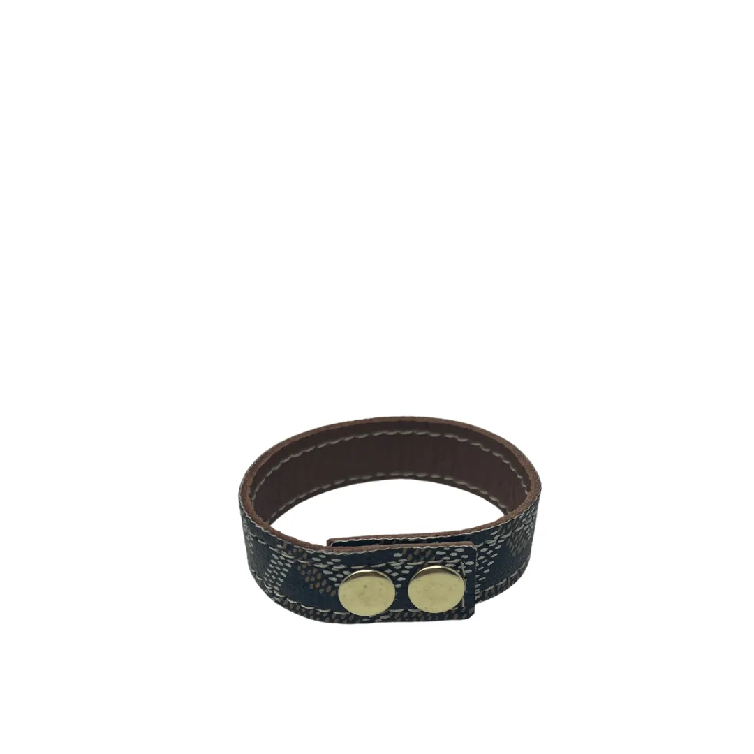 Goyard Luxury Repurposed Cuff Bracelet