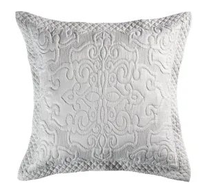 Laurent European Pillowcase Silver