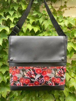 Messenger Bag - Red Flowering Gumtree