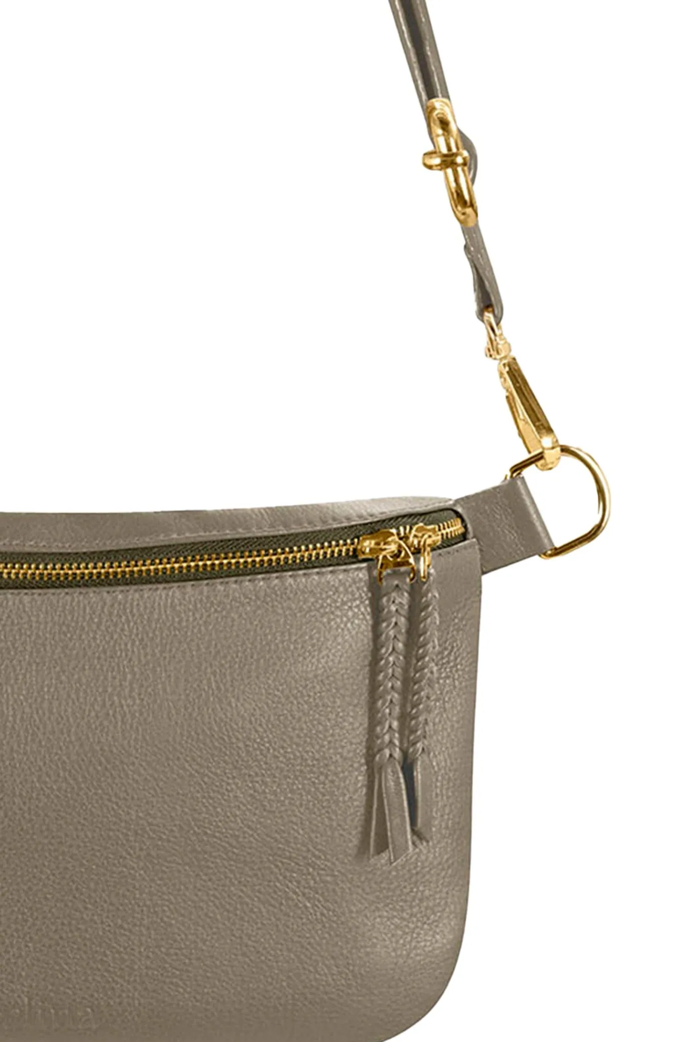 Ramona Leather Handbag Khaki