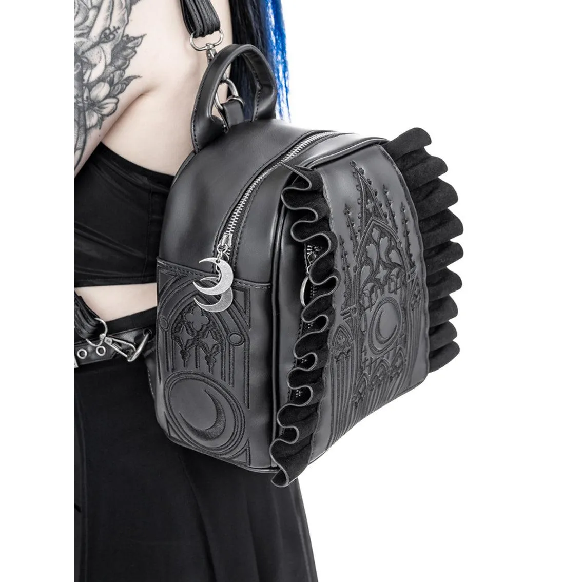 Restyle Gothic Mini Backpack - Midnight Moon