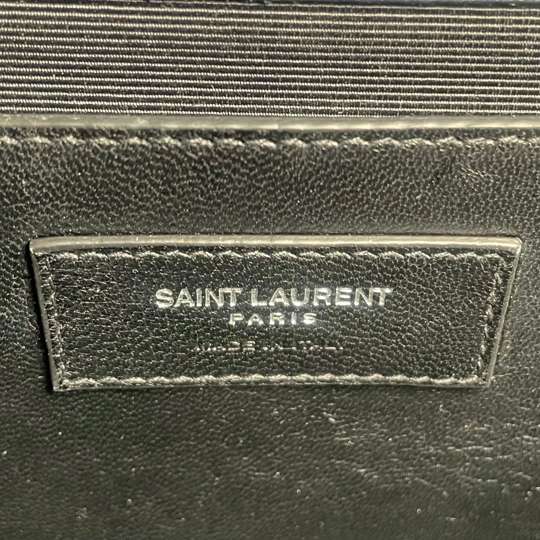 SAINT LAURENT  Tri Quilt Envelope Medium  Bag - Navy