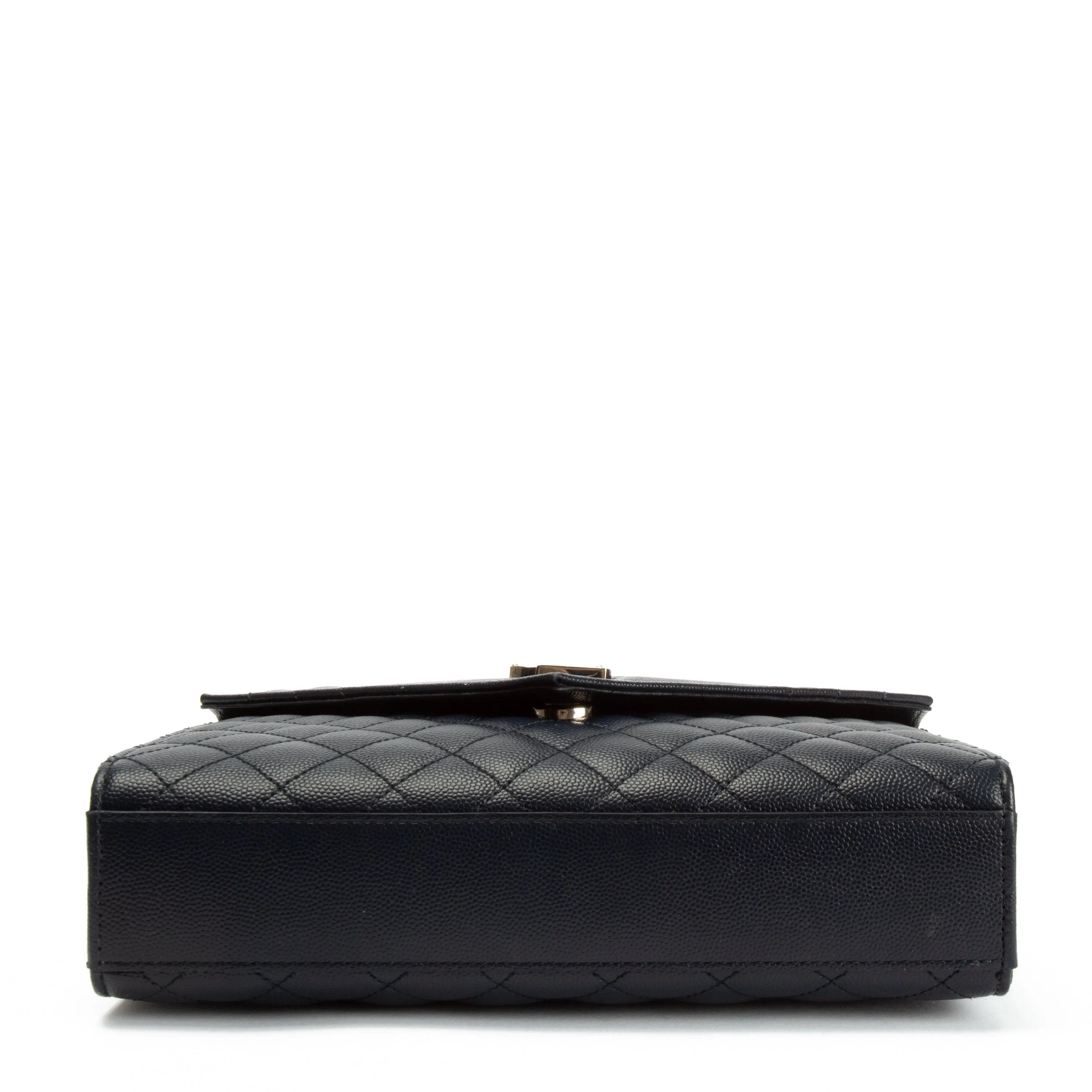 SAINT LAURENT  Tri Quilt Envelope Medium  Bag - Navy