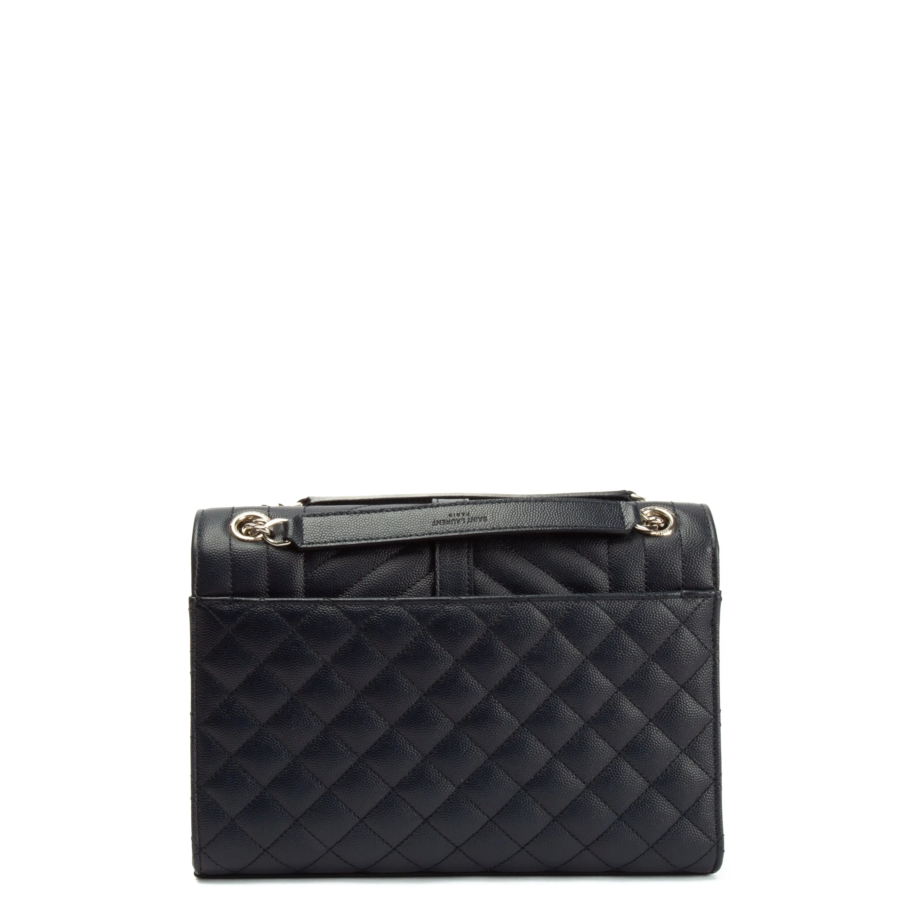 SAINT LAURENT  Tri Quilt Envelope Medium  Bag - Navy