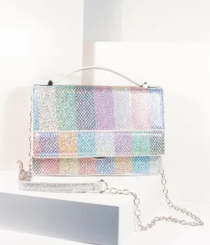 Sparkling Rainbow Fishnet Handbag