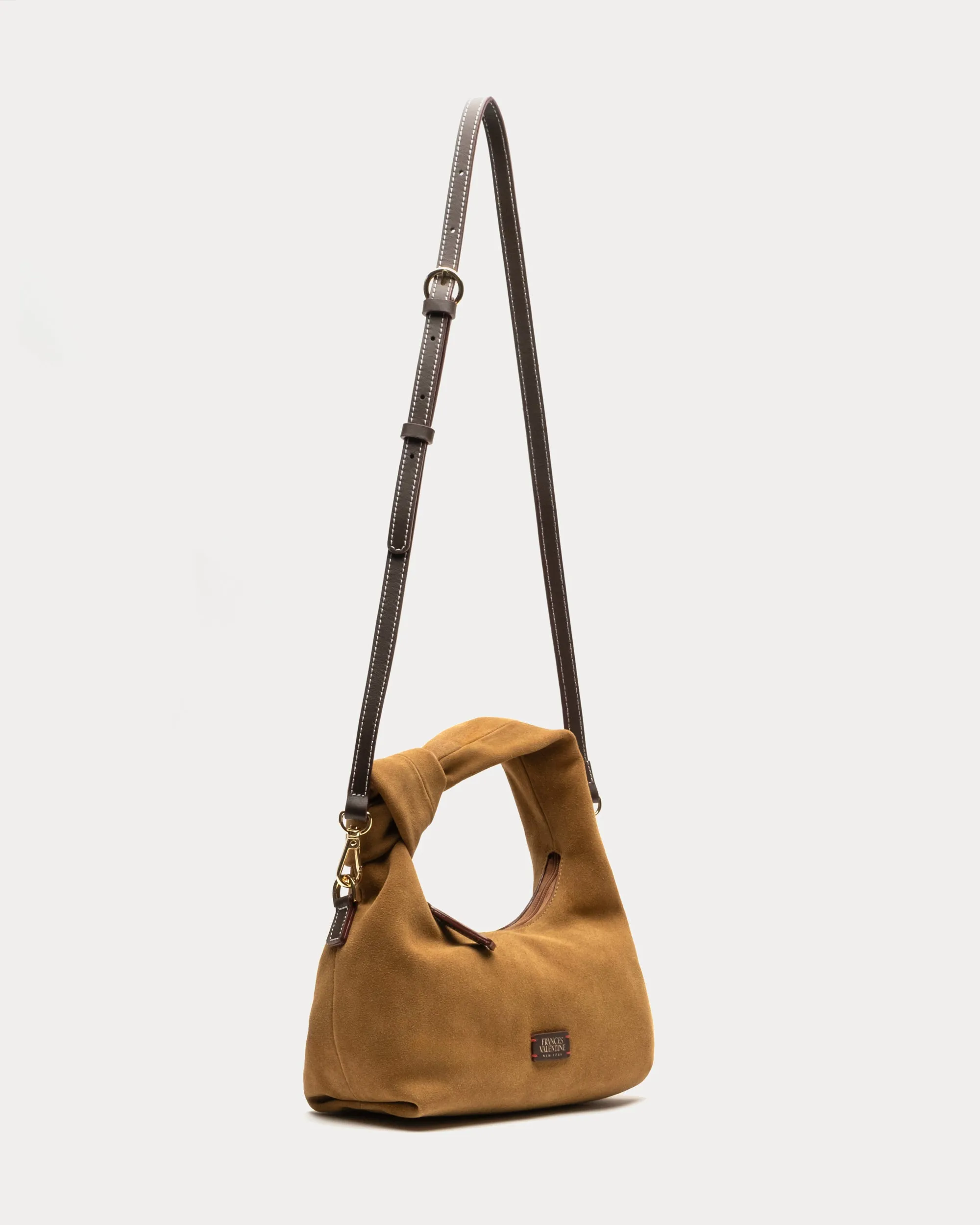 Tinsley Mini Suede Hobo Knot Bag