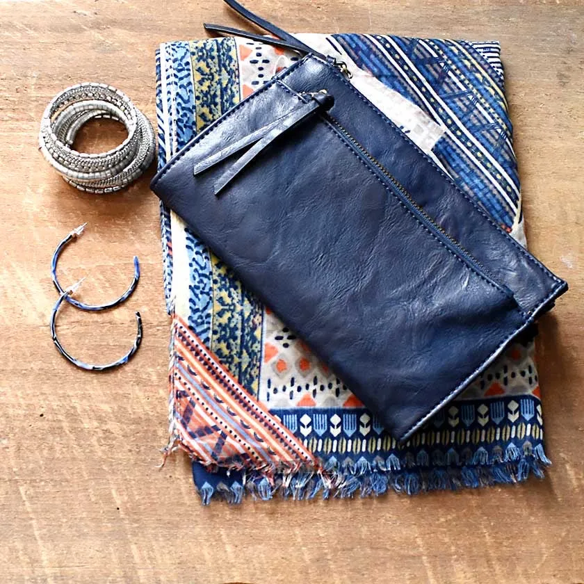 Vintage Crossbody - Slate Blue